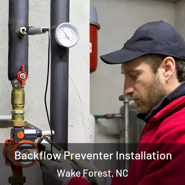  Backflow Preventer Installation Wake Forest, NC