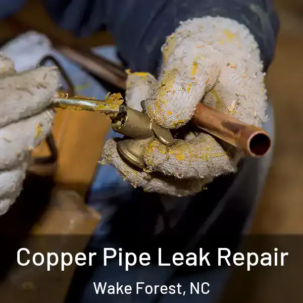  Copper Pipe Leak Repair Wake Forest, NC